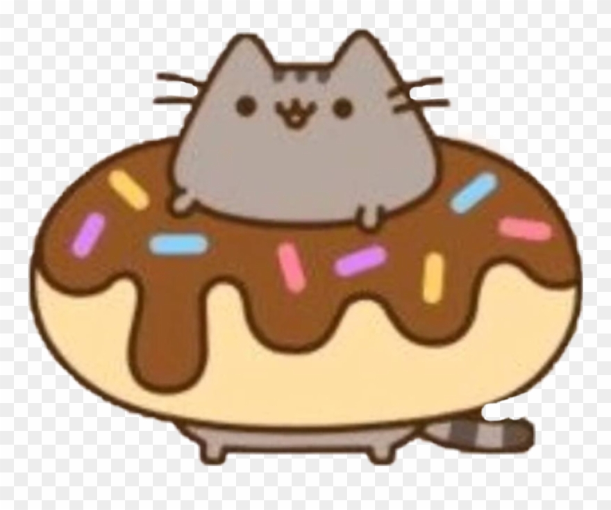 Pusheen Donut - Pooh Sheen The Cat Clipart