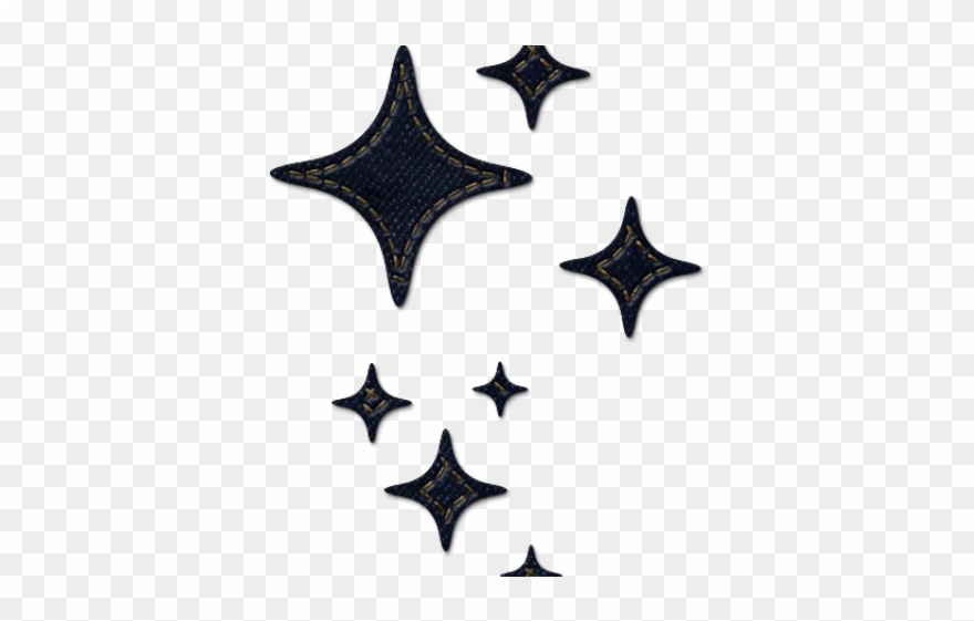 Sparkles Clipart Black And White - Twinkle Stars Svg - Png Download