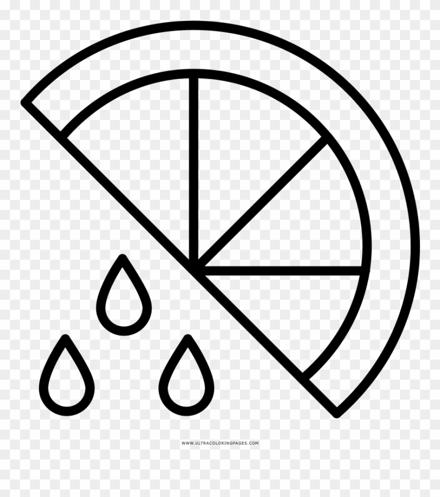 Lemon Slice Coloring Page Ultra Pages - Line Art Clipart