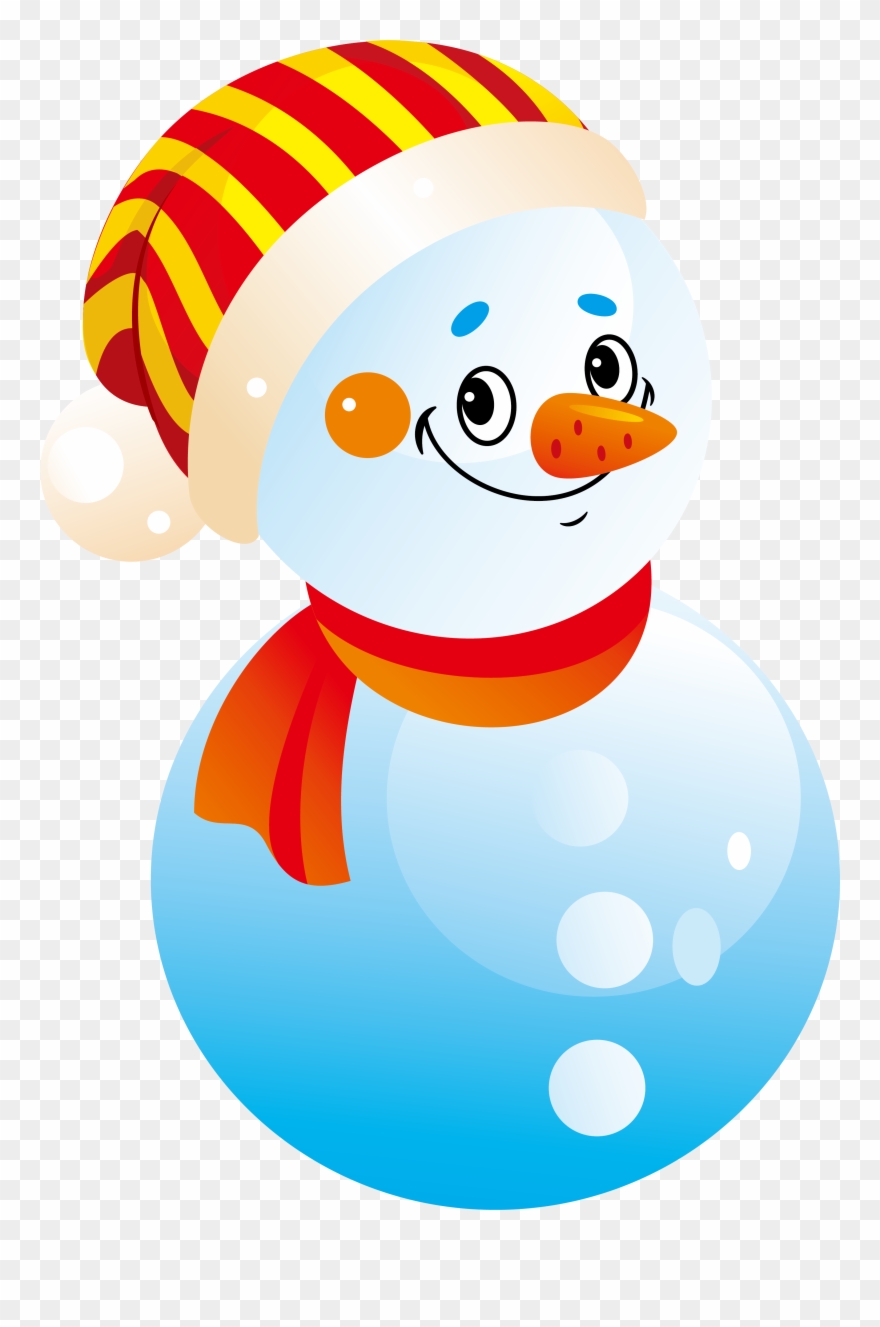 Carrot Clipart Snowman - Cartoon - Png Download