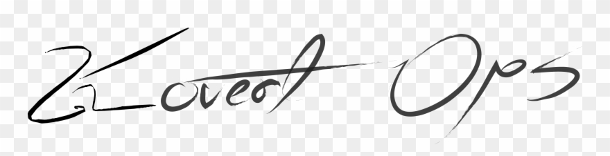 Kovert Ops Official - Calligraphy Clipart