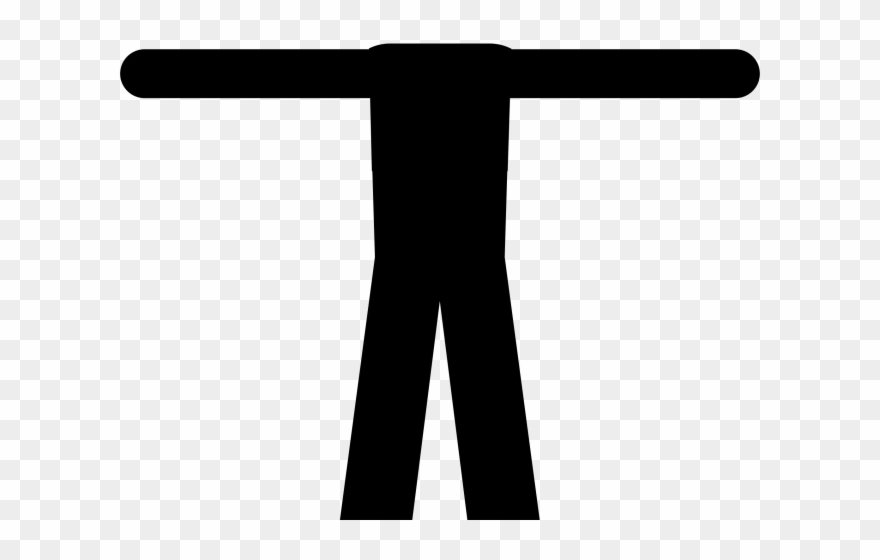 Short Hair Clipart Icon Man - Cross - Png Download