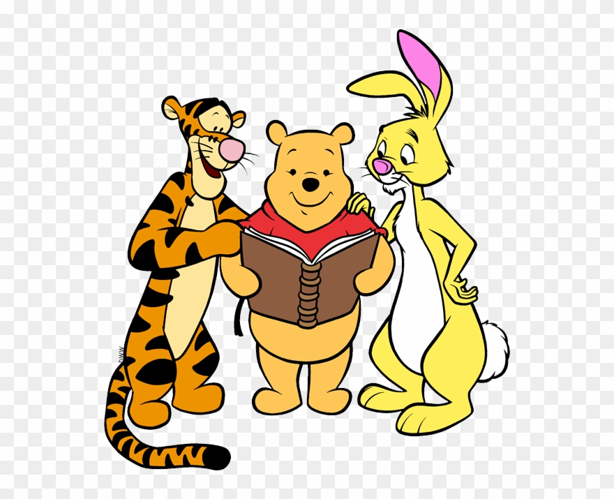 Winnie The Pooh Mixed Group Clip Art - Cartoon - Png Download