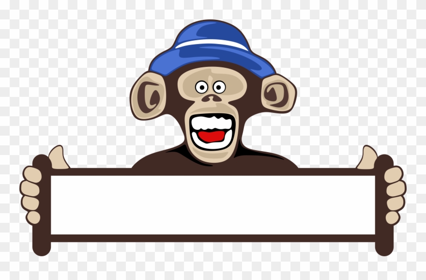 Image Freeuse Download Monkey Blank Icons Png Free - Happy New Year Monkey 2018 Clipart