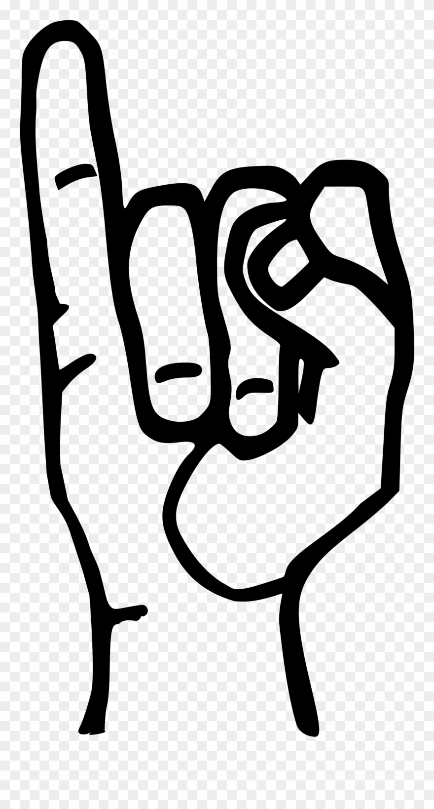 This Image Rendered As Png In Other Widths - Sign Language Svg Clipart