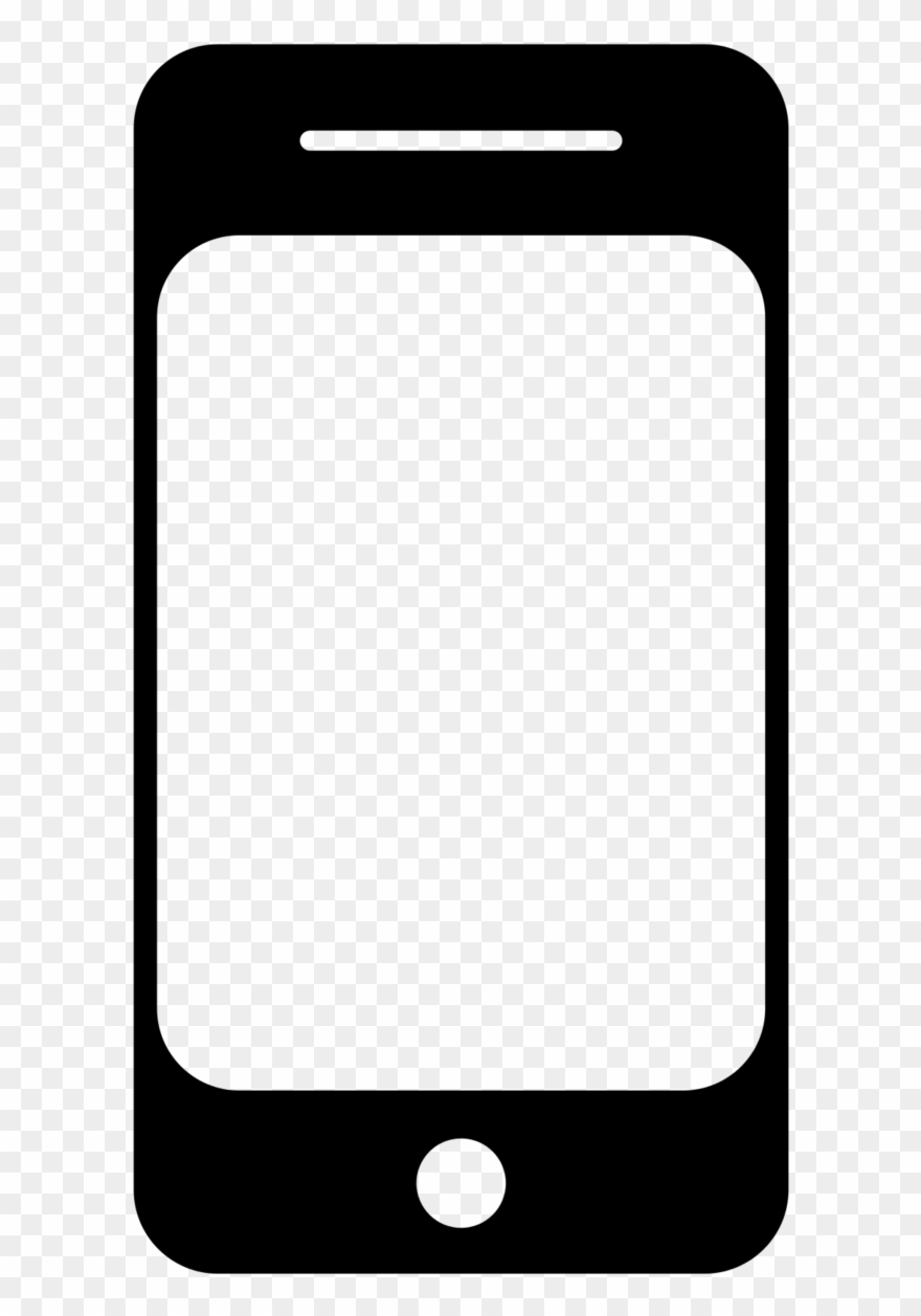 Download Image Black And White New Skeleton Clip Art - Cell Phone Icon Png Transparent