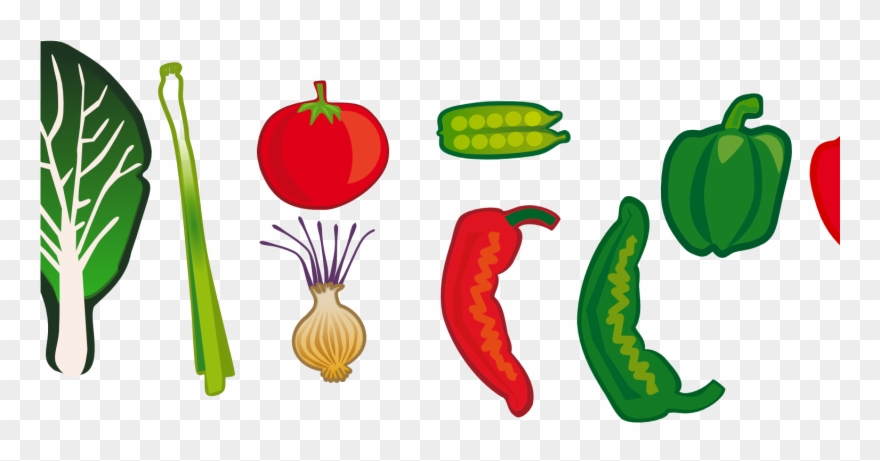 Garden Clip Art Cartoon - Vegetable Clip Art - Png Download