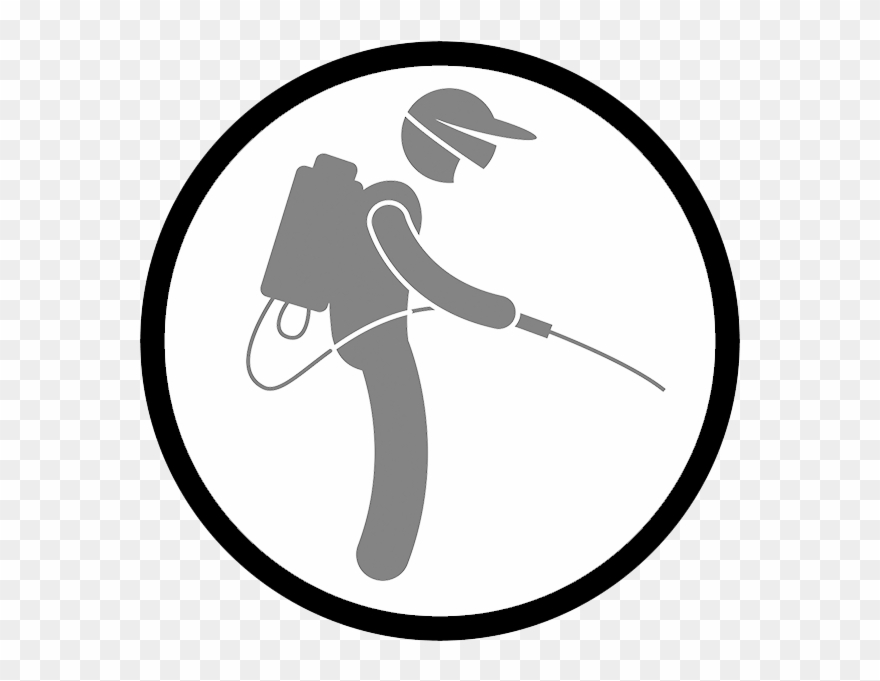 Icon Lawncare - Exterminator Silhouette Clipart