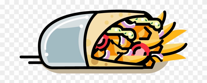 Gyros Pita Chicken 4,70 Euro - Food Clipart