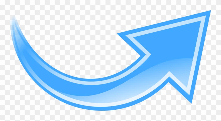 Avon Lawn Care / Landscaping Contractors Insurance - Curved Blue Arrow Png Clipart