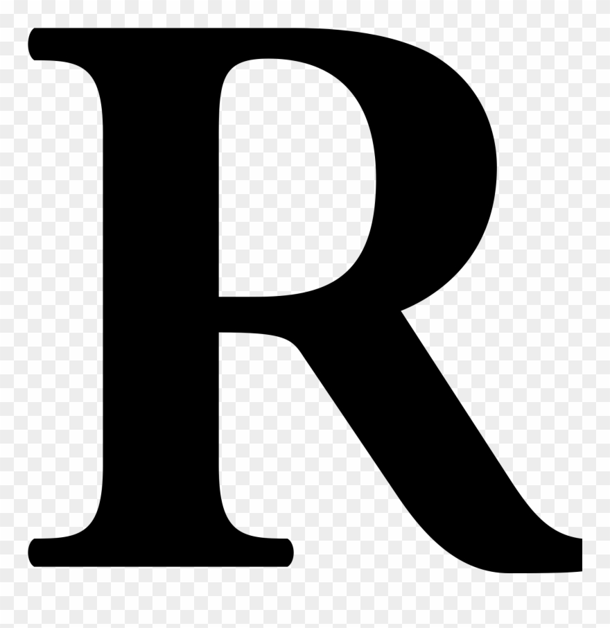 File - Font R - Svg - Wikimedia Commons - Letter R Times New Roman Clipart