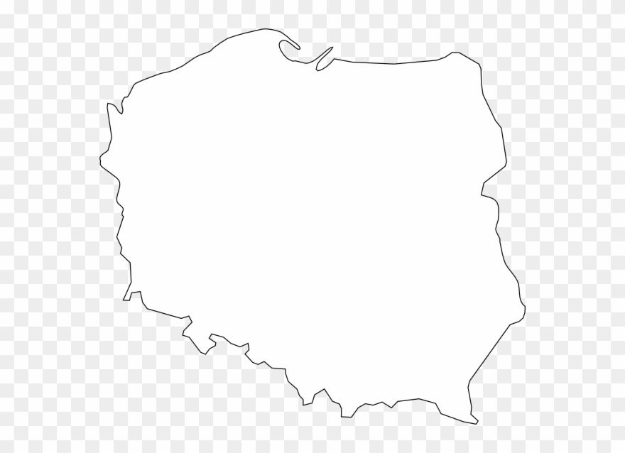 Poland White Map Png Clipart