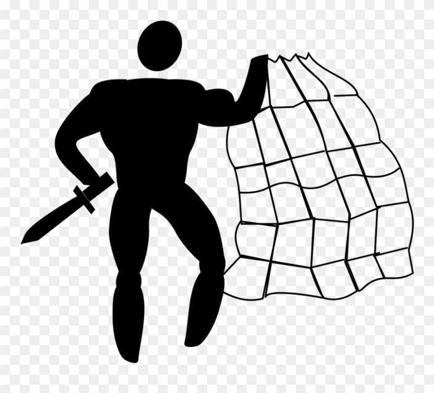 Retiarius Gladiator Drawing Computer Icons Line Art - Retiarius Png Clipart