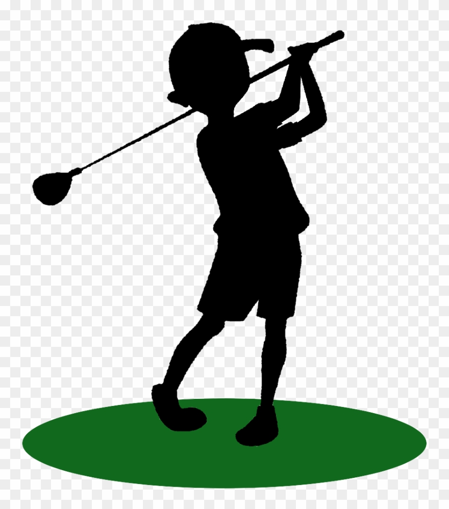 See Here Golf Clip Art Free Downloads - Kid Golf Clipart - Png Download