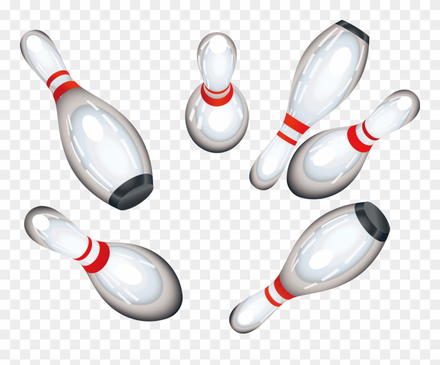 Clip Art Transparent Download Bowling Pins Clipart - Logo Bowling Clip Art Free - Png Download