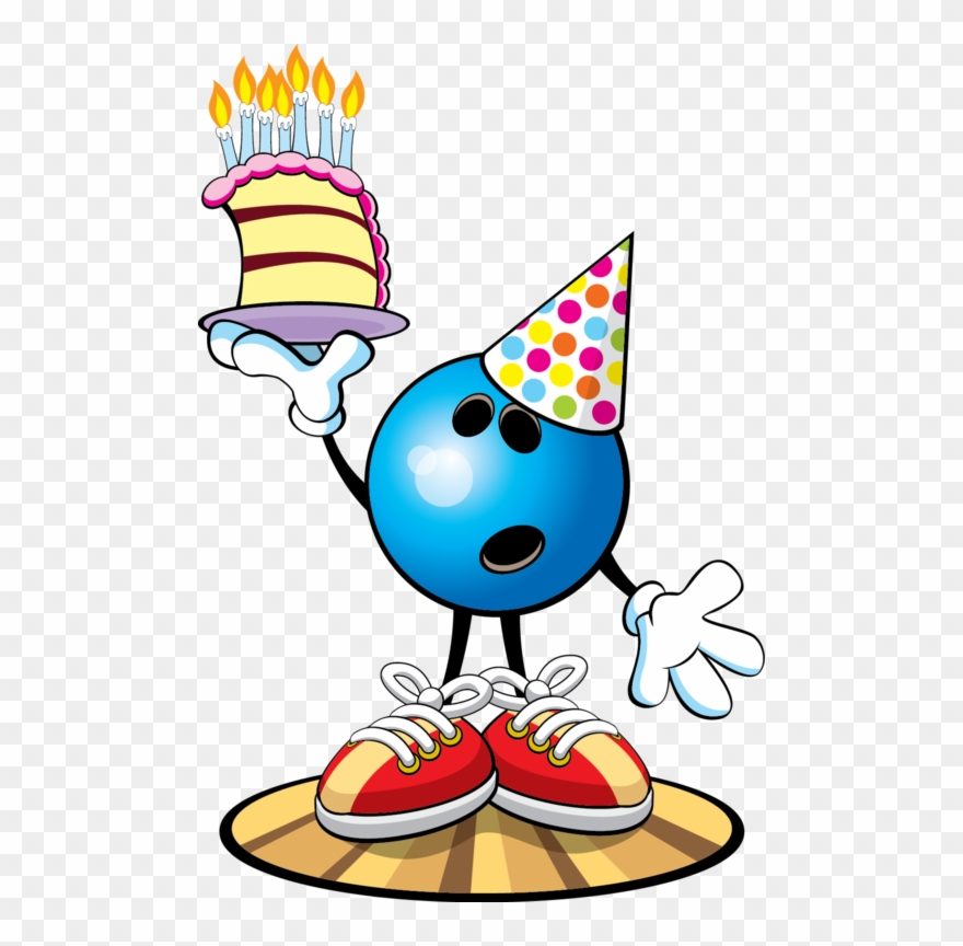 Happy Birthday Bowling Theme Clipart