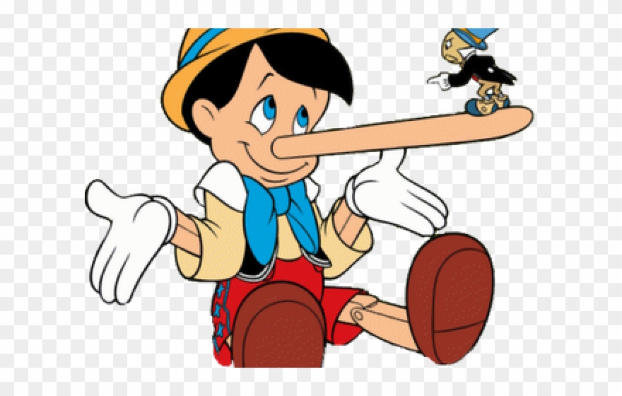 Jiminy Cricket Clipart Jim - Telling White Lies - Png Download