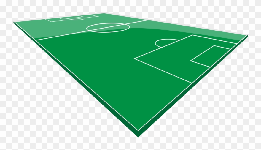 Png Football Field - Campo Da Calcio Stilizzato Clipart