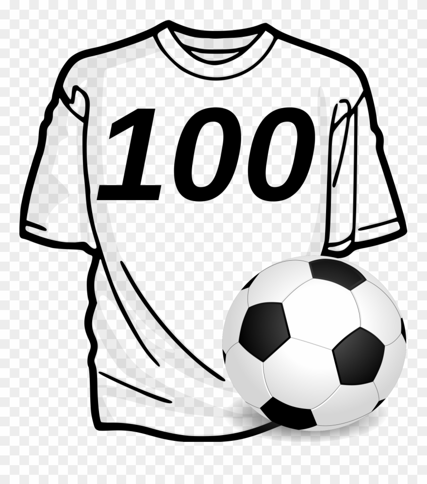 Jersey Clipart Soccer - Tshirt Clipart - Png Download