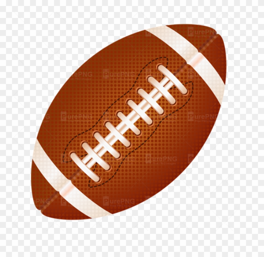 Rugby Ball Clipart Fotball - Transparent Background American Football Ball - Png Download