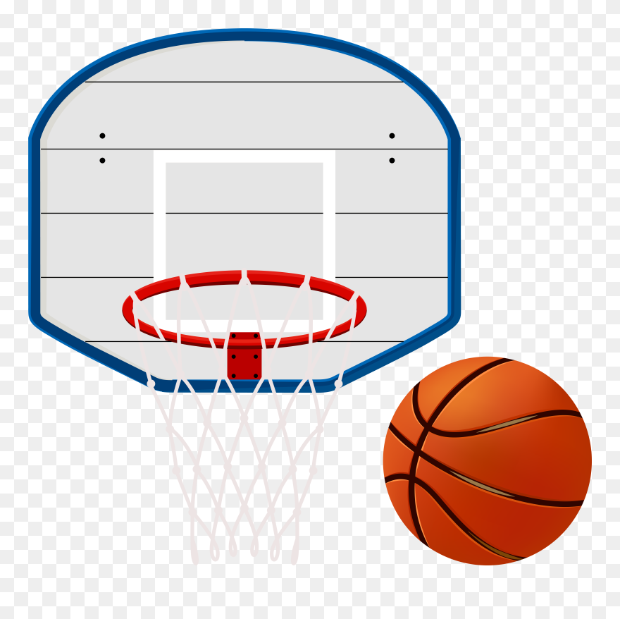 Basketball Hoop Clip Art Image - Basketball Hoop Transparent Background - Png Download