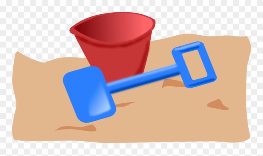 Free Bucket And Spade 2 - Bucket And Spade Clipart - Png Download