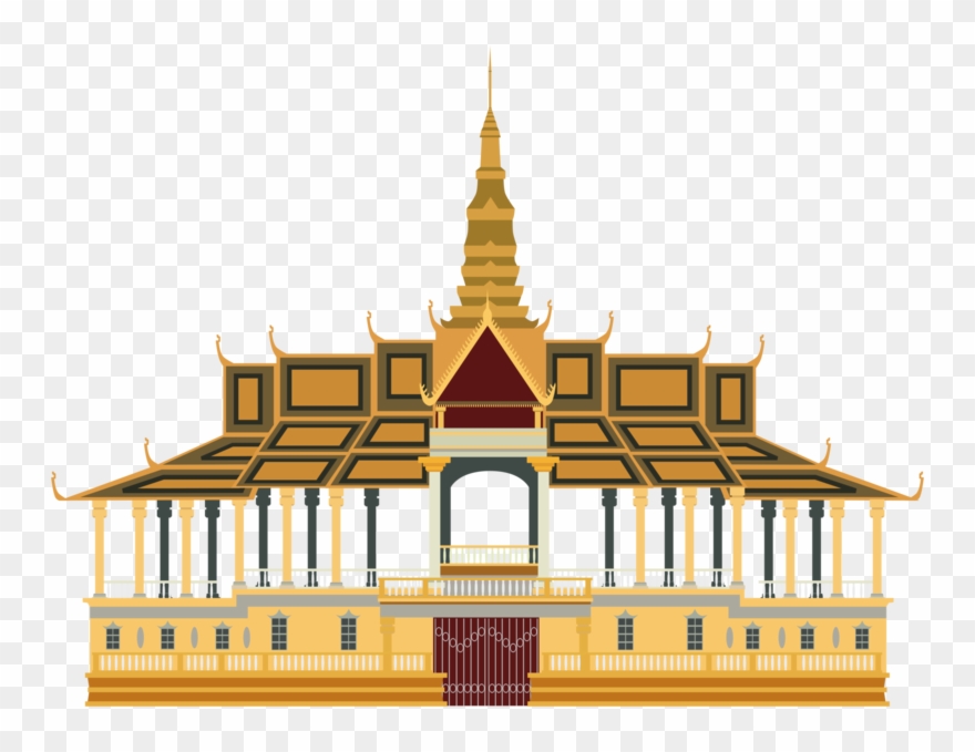 Palace Png Hd - Cambodia Royal Palace Png Clipart