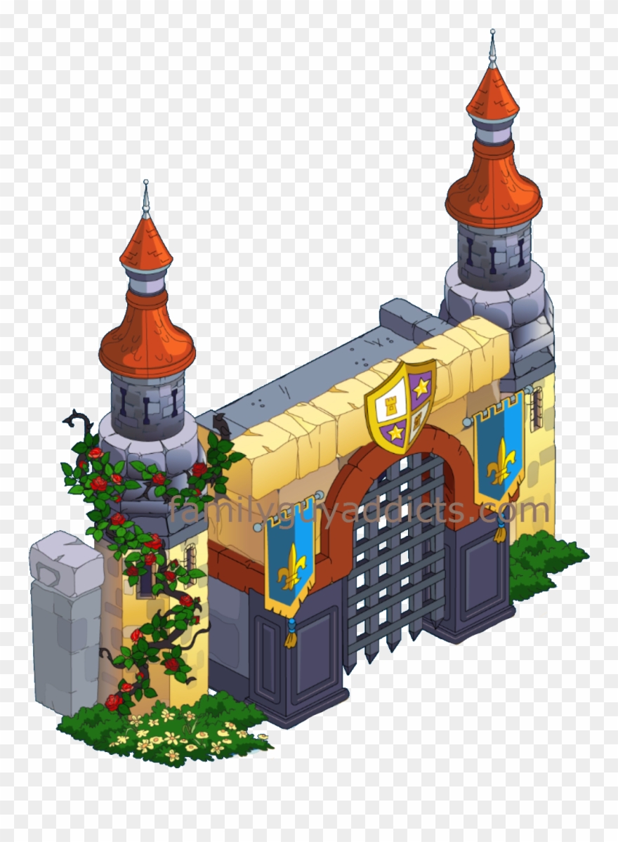 Gate Clipart Castle Gate - Castlegate Cartoon - Png Download