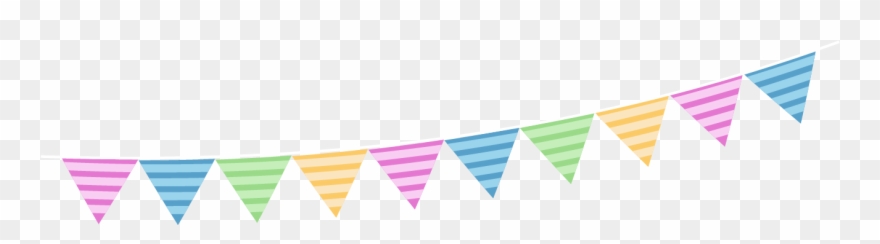 Birthday Icon Hanging Flag - Birthday Decoration Vector Png Clipart