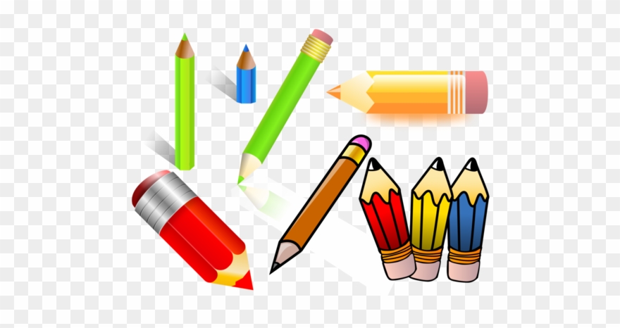 Colored Pencil Drawing Writing Implement Coloring Book - Pencil Clipart
