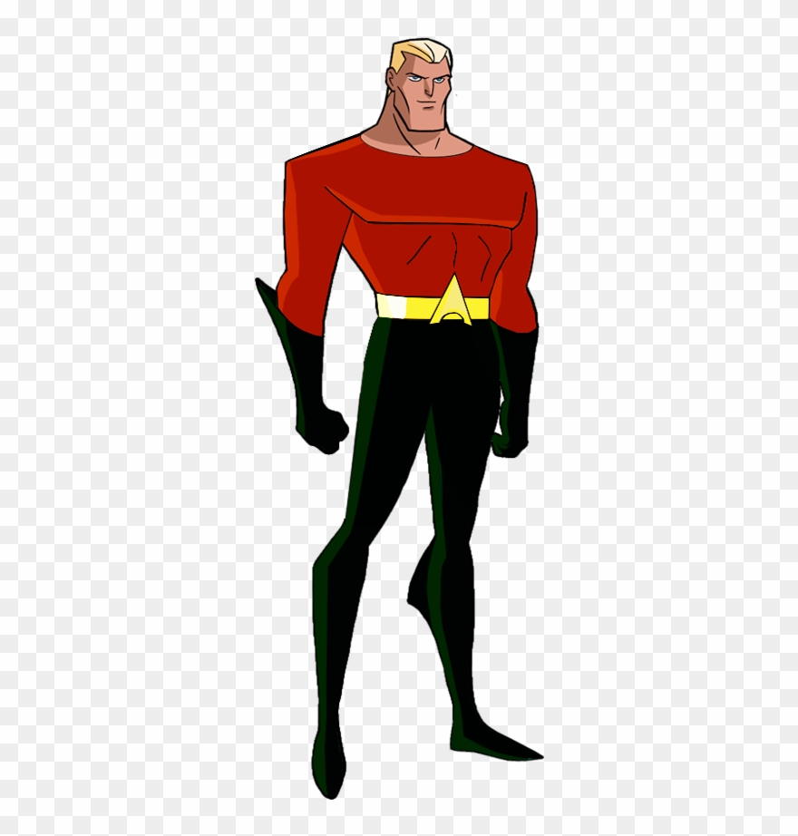 Clip Black And White Download From Superman The Series - Aquaman De Superman La Serie Animada - Png Download