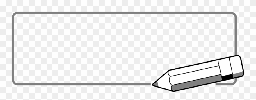 Pencil Border Pencil Free A Blank Frame Border - Clip Art - Png Download