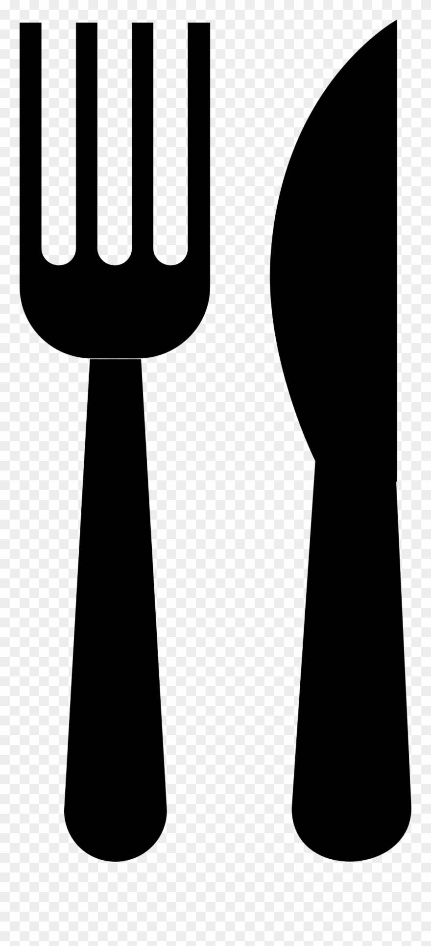 Silverware Cutlery Clipart Art Pencil And In Color - Vork En Mes Png Transparent Png