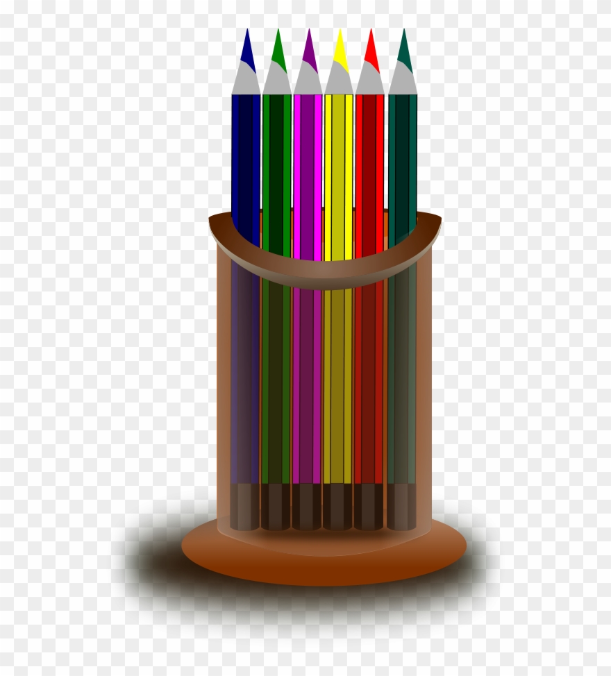 Pencil Clipart, Vector Clip Art Online, Royalty Free - Pencil Holder Clipart Png Transparent Png