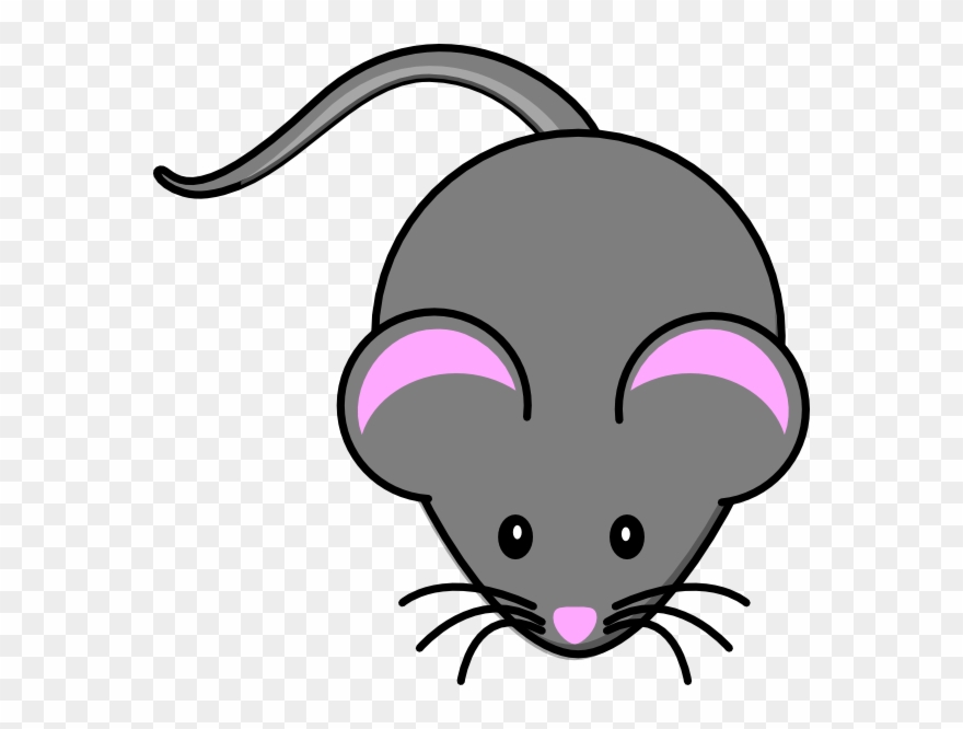 Mice Clipart Quiet - Cute Cartoon Mouse - Png Download