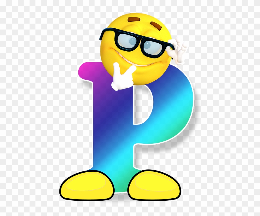 Clipart Black And White Library Imagen Gratis En Pixabay - Alphabet With Smiley - Png Download