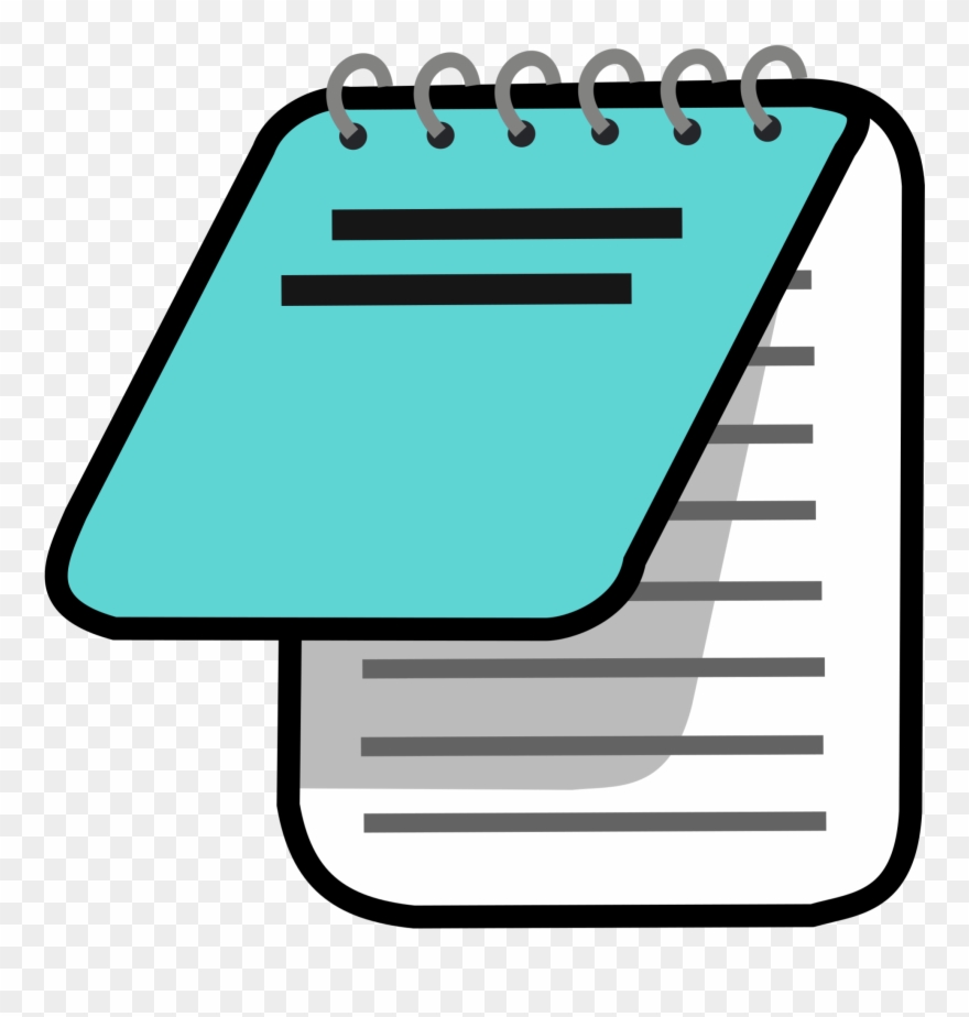 Open - Notepad Icon Clipart