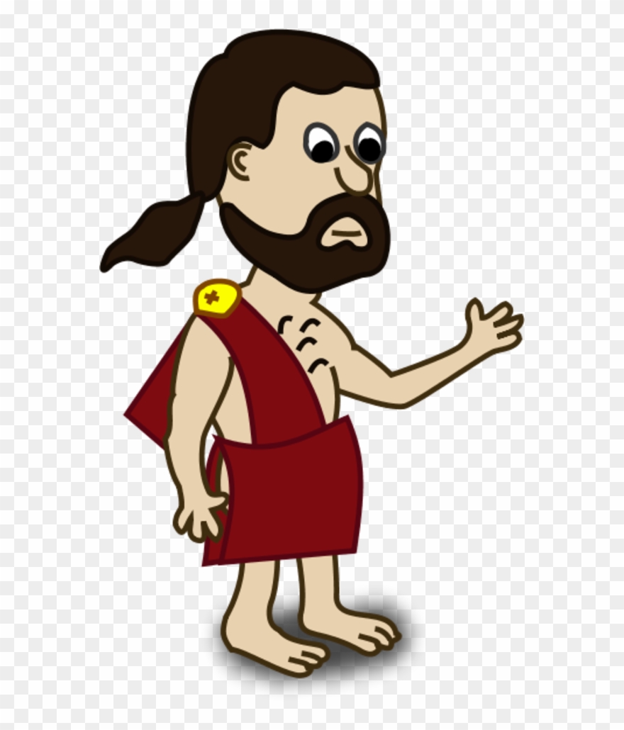 Man Waving Hand - Toga Clip Art - Png Download