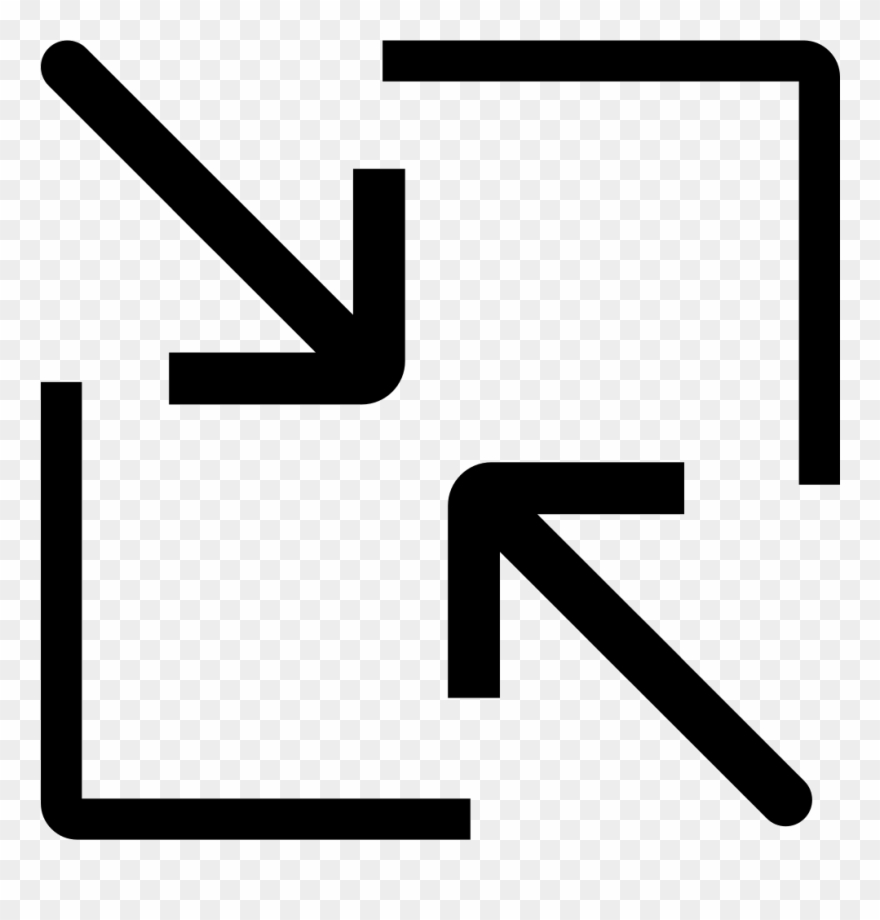 Png To Icon Converter Download - Exit Fullscreen Icon Png Clipart