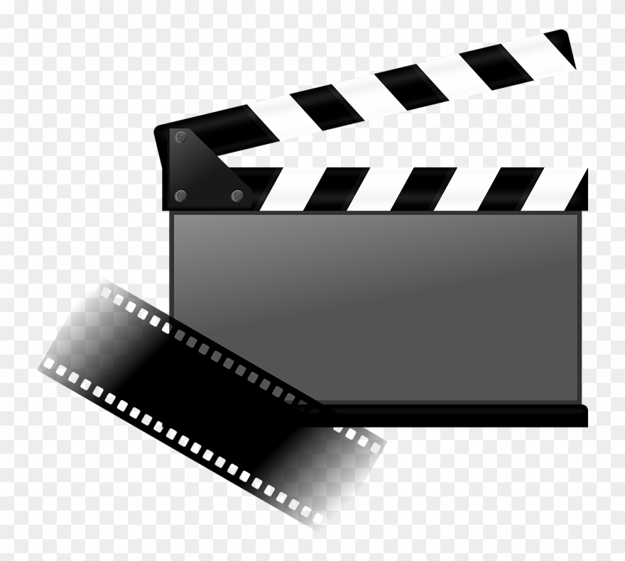 Clapperboard Clipart Movie Logo - Slow Motion - Png Download