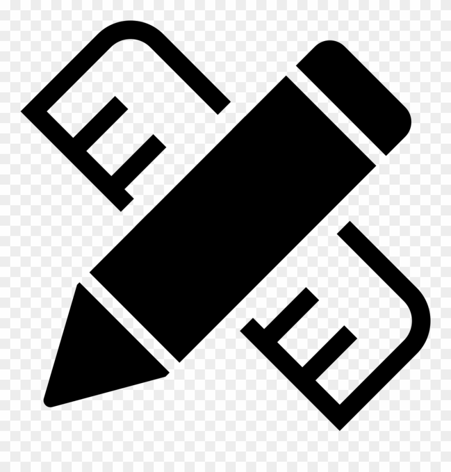 Png To Ico Converter Download - Pen And Ruler Png Clipart