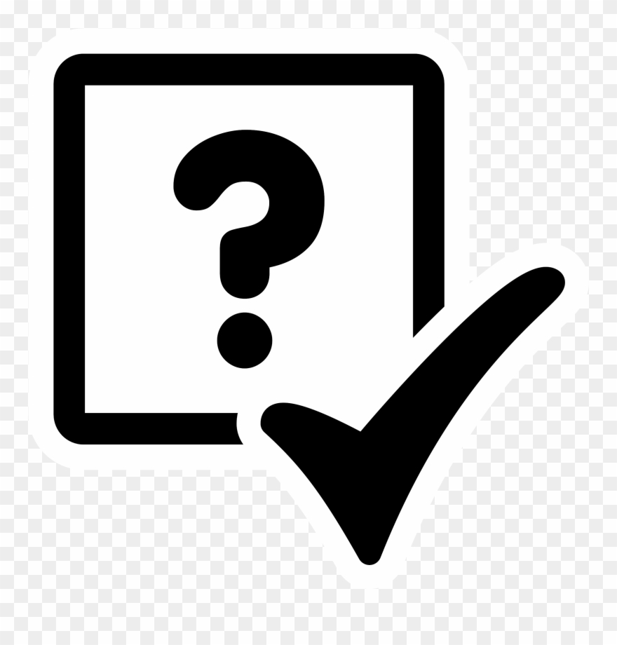 28 Collection Of Test Clipart Png - Check Box Question Mark Transparent Png