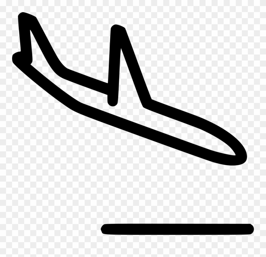 Clipart Airplane Arrival - Arrival Flight - Png Download