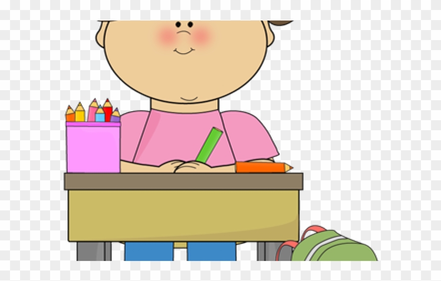 Kid Working Clipart - Png Download