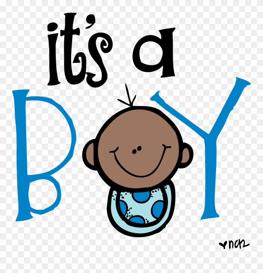 Black Clipart Baby Boy - It's A Black Boy - Png Download