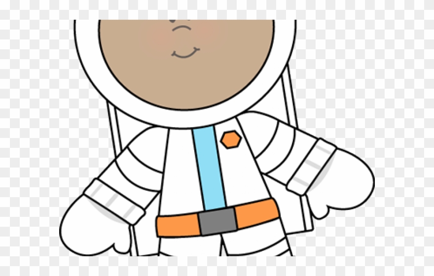 Little Boy Clipart My Cute Graphic - Girl Astronaut Coloring Pages - Png Download