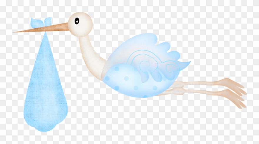 It`s A Girl - Cegonha Com Bebe Rosa Png Clipart