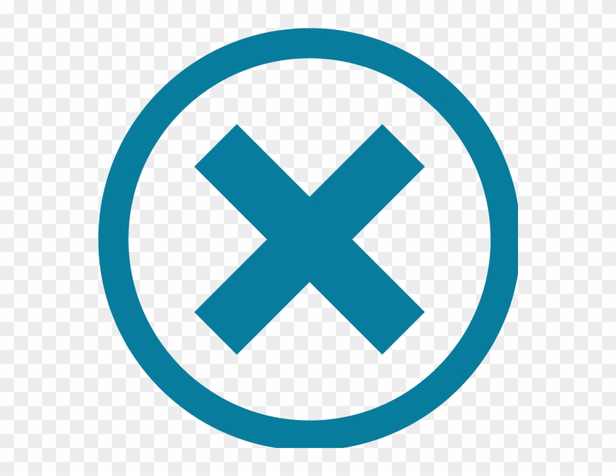 This Ensures Paragon Therapists Will Deliver State - Red Circle With Black X Clipart