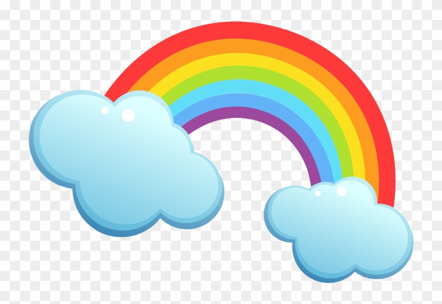 Rainbow-cloud - Arc En Ciel Chaine Tv Clipart