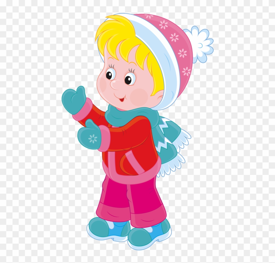 Фотки Clipart Boy, Boy Illustration, Boy Quilts, Christmas - Niño Invierno Dibujo - Png Download
